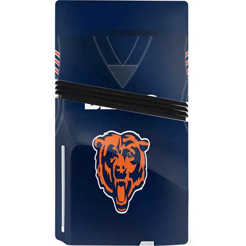 NFL Chicago Bears Team Jersey PS5 Pro Disk Console Skin