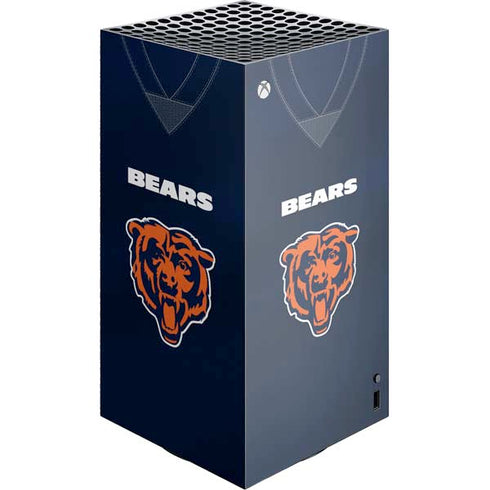 NFL Chicago Bears Team Jersey XBox Series X Digital Edition Console Skin