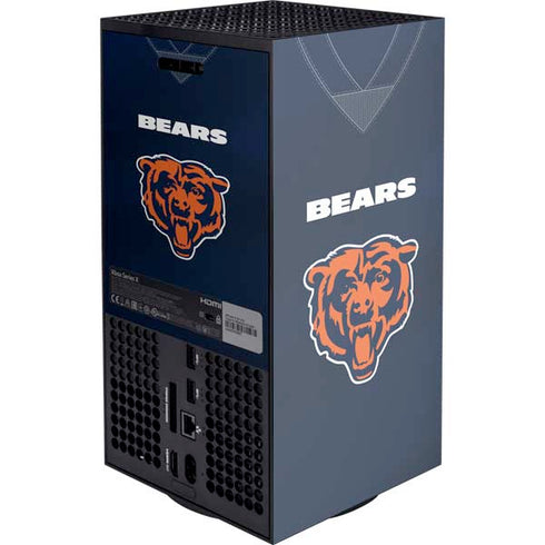 NFL Chicago Bears Team Jersey XBox Series X Digital Edition Console Skin