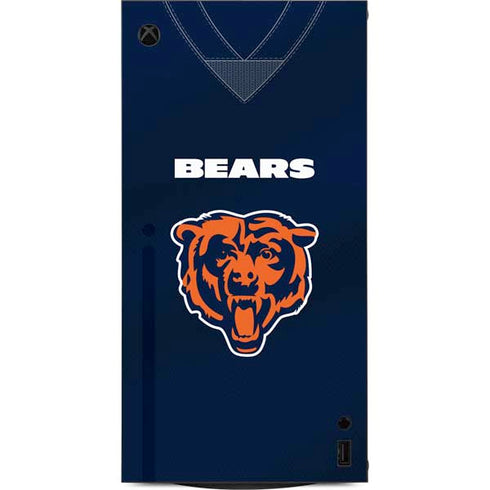 NFL Chicago Bears Team Jersey XBox Series X Digital Edition Console Skin