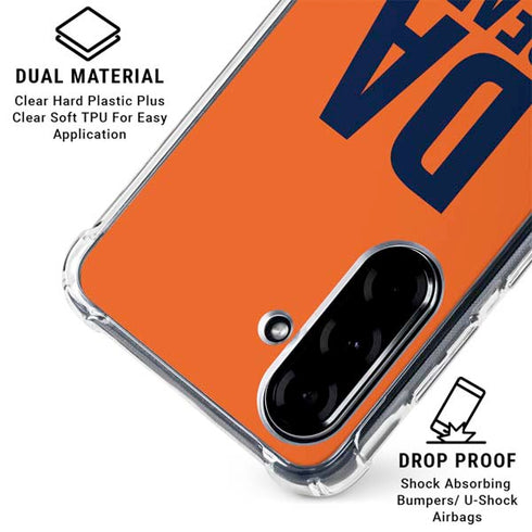 NFL Chicago Bears Team Motto Galaxy A36 5G Clear Case