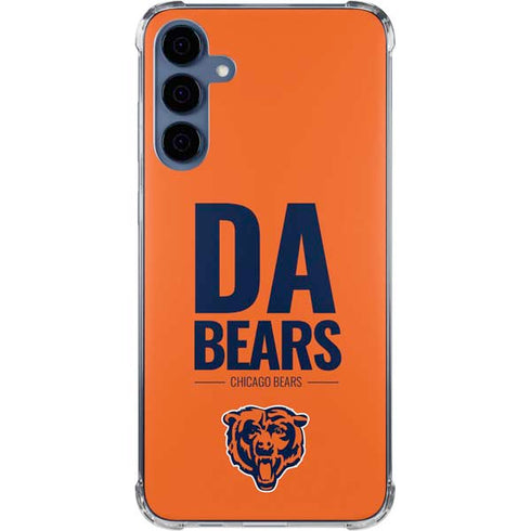 NFL Chicago Bears Team Motto Galaxy A55 5G Clear Case