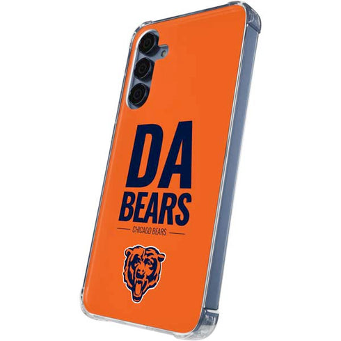 NFL Chicago Bears Team Motto Galaxy A55 5G Clear Case