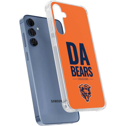 NFL Chicago Bears Team Motto Galaxy A55 5G Clear Case