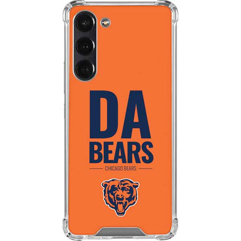 NFL Chicago Bears Team Motto Galaxy S24 FE Clear Case