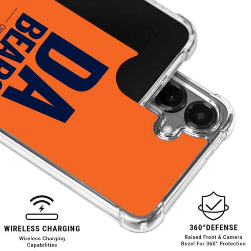 NFL Chicago Bears Team Motto Galaxy S26 Clear Case