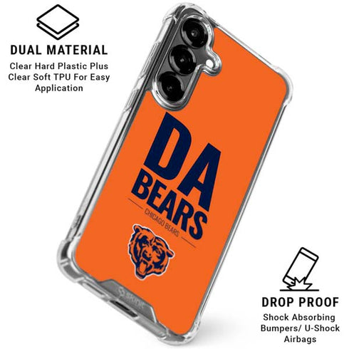 NFL Chicago Bears Team Motto Galaxy S26 Clear Case