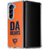 NFL Chicago Bears Team Motto Galaxy Z Fold5 5G Clear Case