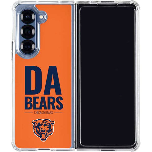 NFL Chicago Bears Team Motto Galaxy Z Fold6 Clear Case