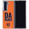 NFL Chicago Bears Team Motto Galaxy Z Fold6 Clear Case