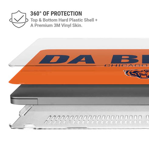 NFL Chicago Bears Team Motto MacBook Pro 14in (2021-24) Case plus Skin