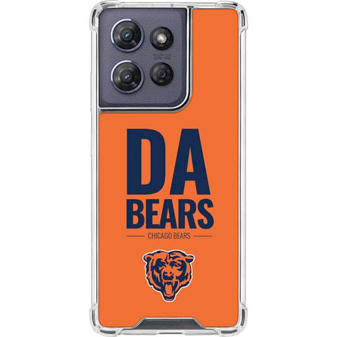 NFL Chicago Bears Team Motto Moto G Play 5G (2025) Clear Case