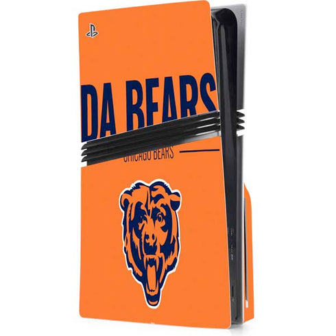 NFL Chicago Bears Team Motto PS5 Pro Disk Console Skin