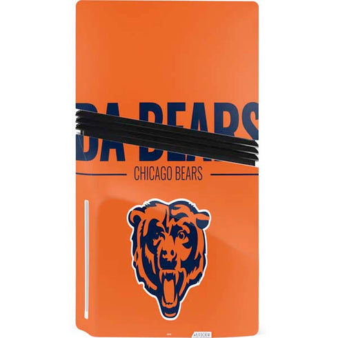 NFL Chicago Bears Team Motto PS5 Pro Disk Console Skin