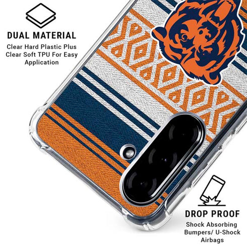 NFL Chicago Bears Trailblazer Galaxy A36 5G Clear Case
