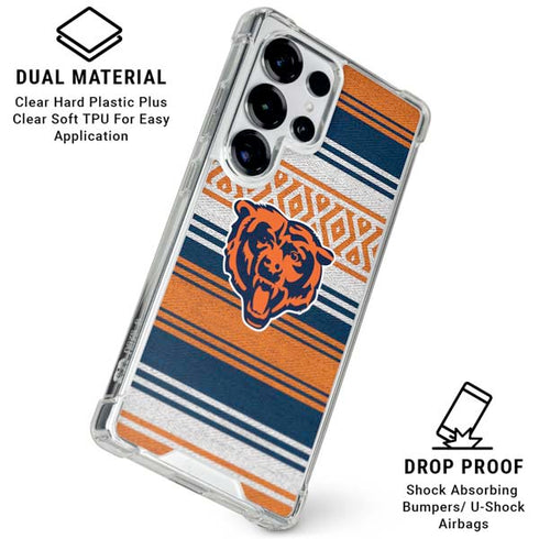 NFL Chicago Bears Trailblazer Galaxy S25 Ultra Clear Case