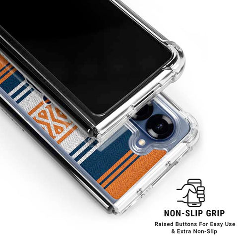 NFL Chicago Bears Trailblazer Galaxy Z Fold6 Clear Case