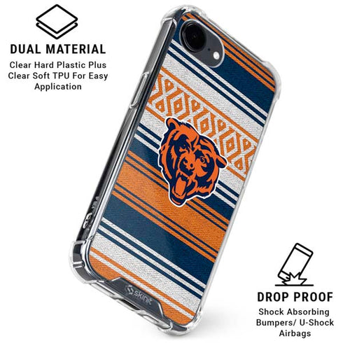 NFL Chicago Bears Trailblazer iPhone 16e Clear Case