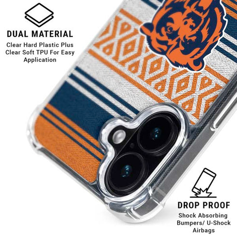NFL Chicago Bears Trailblazer iPhone 17 Clear Case