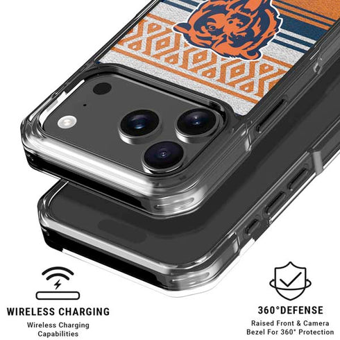 NFL Chicago Bears Trailblazer iPhone 18 Pro Clear Case