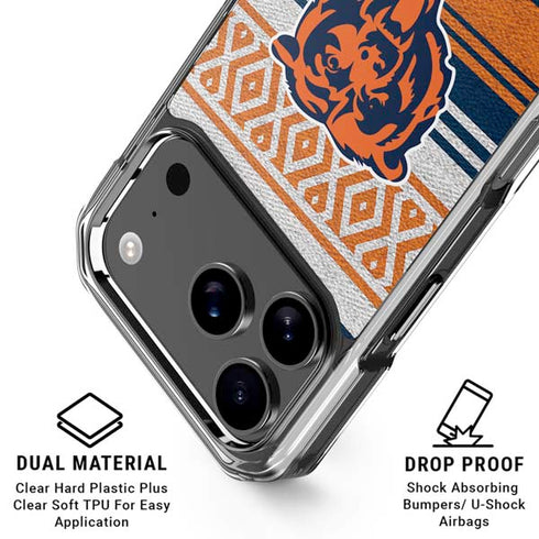 NFL Chicago Bears Trailblazer iPhone 18 Pro Clear Case
