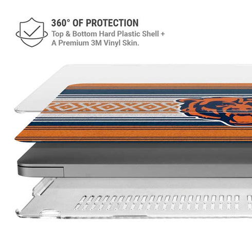 NFL Chicago Bears Trailblazer MacBook Pro 14in (2021-24) Case plus Skin