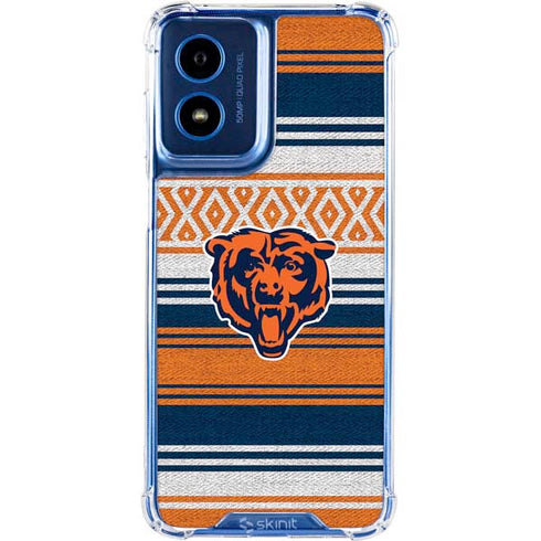 NFL Chicago Bears Trailblazer Moto G 5G (2024) Clear Case