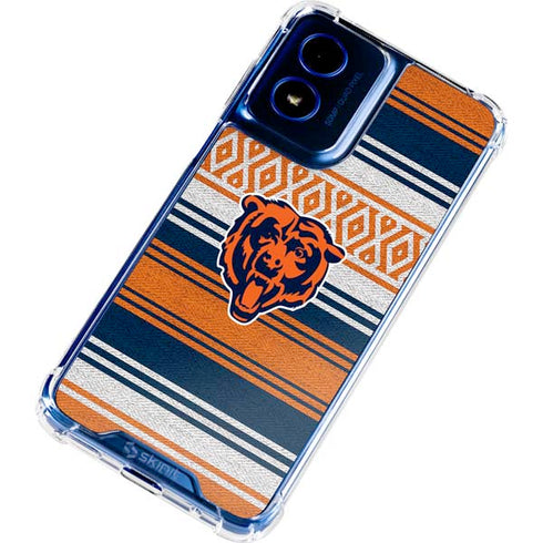NFL Chicago Bears Trailblazer Moto G 5G (2024) Clear Case