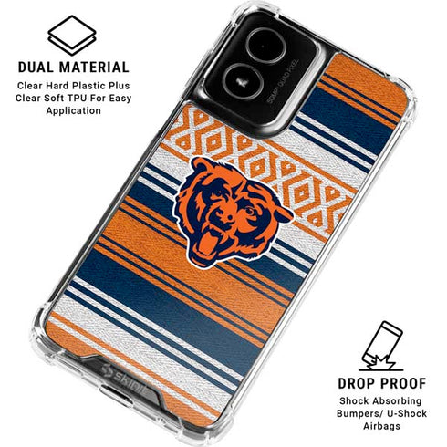 NFL Chicago Bears Trailblazer Moto G Power 5G (2024) Clear Case