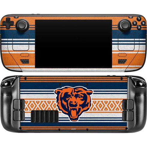 NFL Chicago Bears Trailblazer Steam Deck Handheld Gaming Computer OLED Skin
