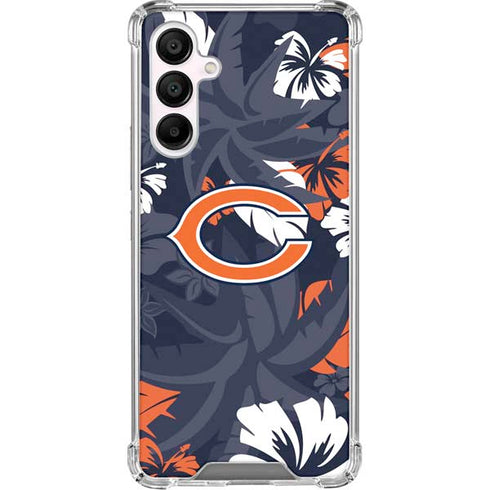 NFL Chicago Bears Tropical Print Galaxy A16 5G Clear Case