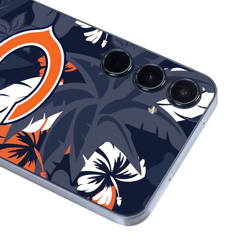 NFL Chicago Bears Tropical Print Galaxy A35 5G Skin