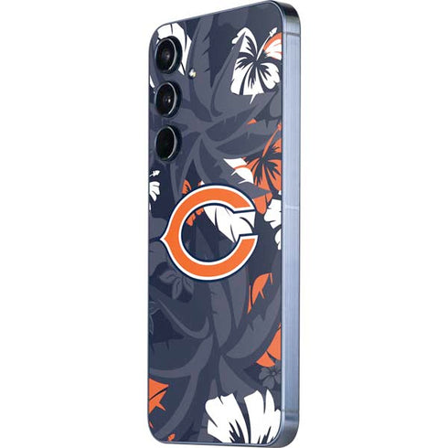 NFL Chicago Bears Tropical Print Galaxy A55 5G Skin
