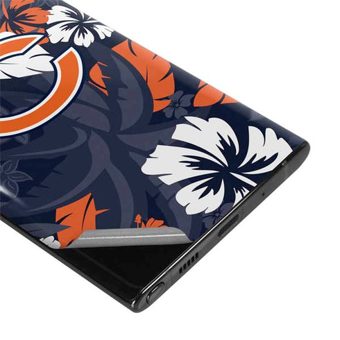 NFL Chicago Bears Tropical Print Galaxy Note 10 Plus Skin