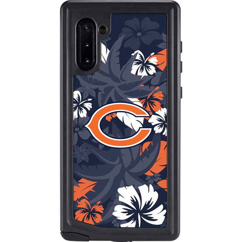 NFL Chicago Bears Tropical Print Galaxy Cases