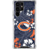 NFL Chicago Bears Tropical Print Galaxy S23 Ultra Clear Case