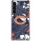 NFL Chicago Bears Tropical Print Galaxy S24 FE Clear Case