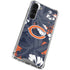 NFL Chicago Bears Tropical Print Galaxy S24 FE Clear Case