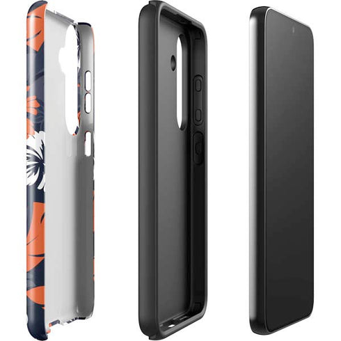NFL Chicago Bears Tropical Print Galaxy S25 Plus Impact Case