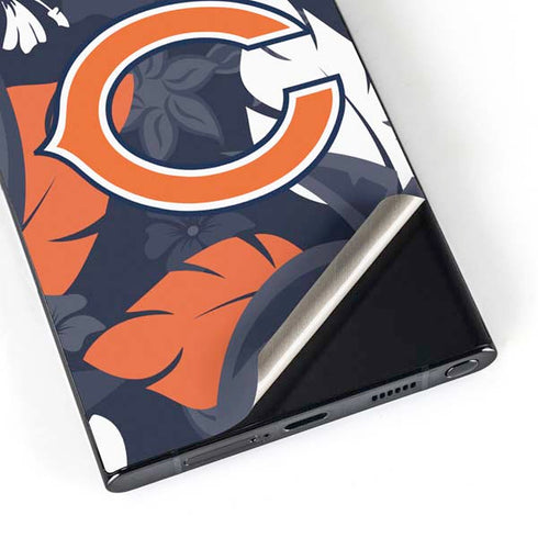 NFL Chicago Bears Tropical Print Galaxy S25 Ultra Skin