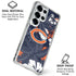 NFL Chicago Bears Tropical Print Galaxy S25 Ultra Clear Case