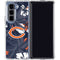 NFL Chicago Bears Tropical Print Galaxy Z Fold5 5G Clear Case