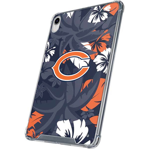 NFL Chicago Bears Tropical Print iPad 11th Gen (2025) Clear Case