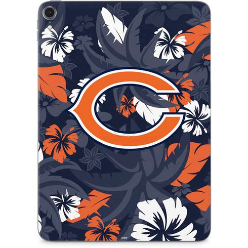 NFL Chicago Bears Tropical Print Apple iPad Pro Skin
