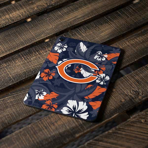 NFL Chicago Bears Tropical Print Apple iPad Pro Skin