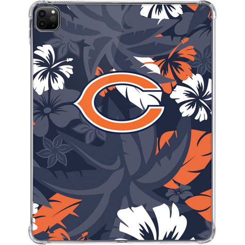 NFL Chicago Bears Tropical Print iPad Pro 11in (2024) Clear Case