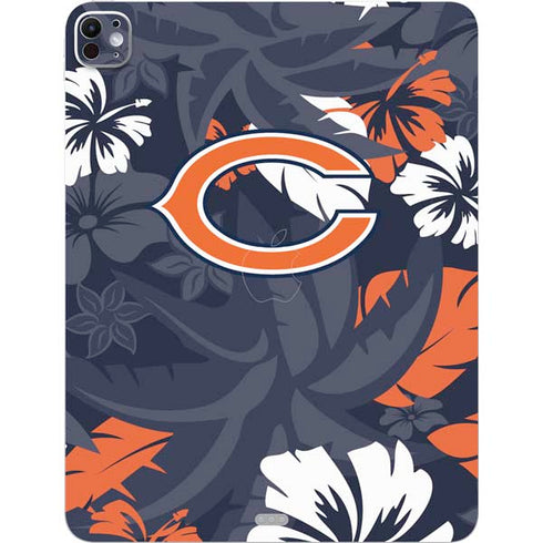 NFL Chicago Bears Tropical Print iPad Pro 13in M4 (2024) Skin