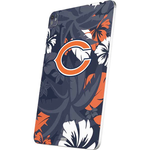 NFL Chicago Bears Tropical Print iPad Pro 13in M4 (2024) Skin
