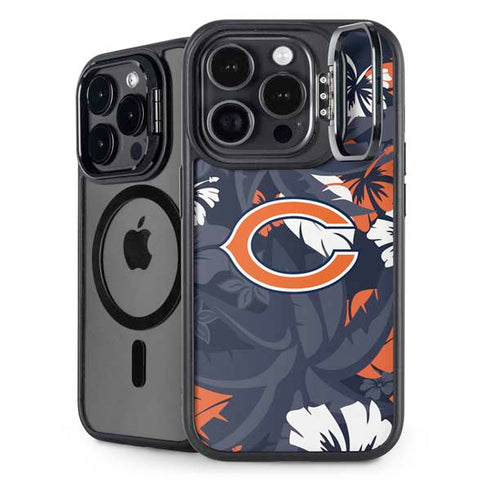 NFL Chicago Bears Tropical Print iPhone Cases