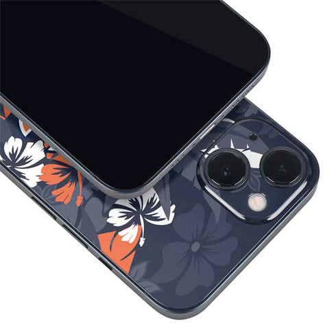 NFL Chicago Bears Tropical Print iPhone Skins